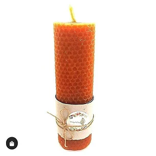 Bougie aromatique au miel et à la cire d'abeille