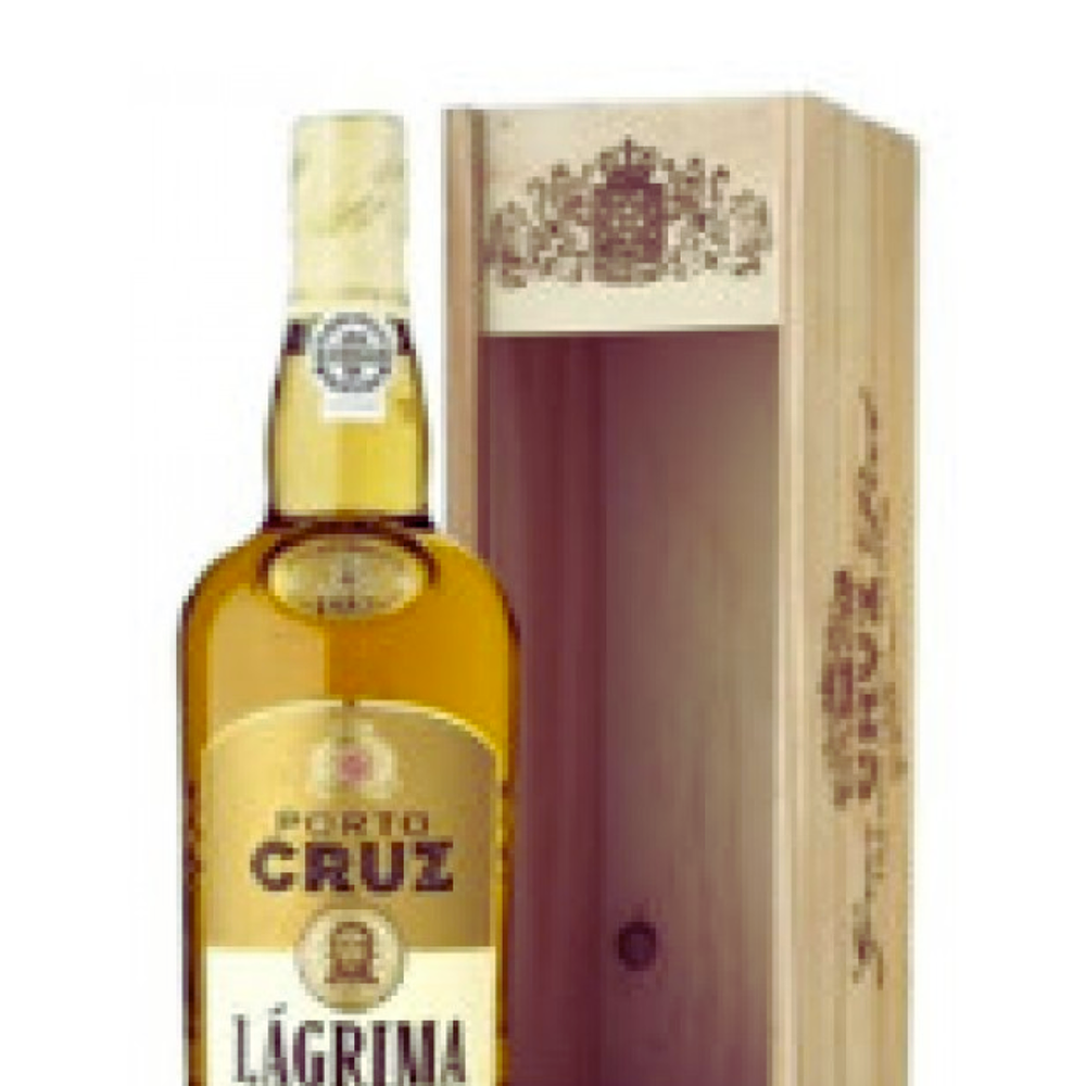 Vino blanco de Oporto Lágrima en caja de madera