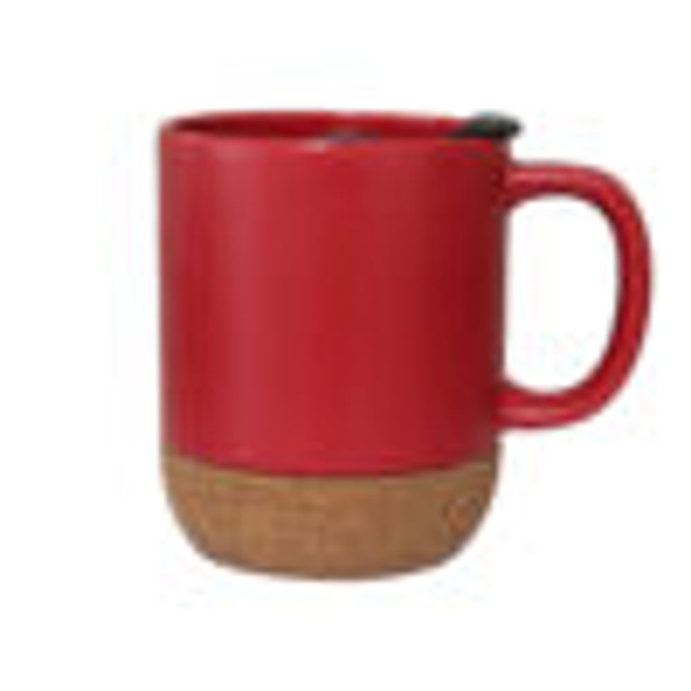 Special Offer Pack Mug with cork base and tiled tea can