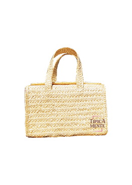 Handmade palm suitcase