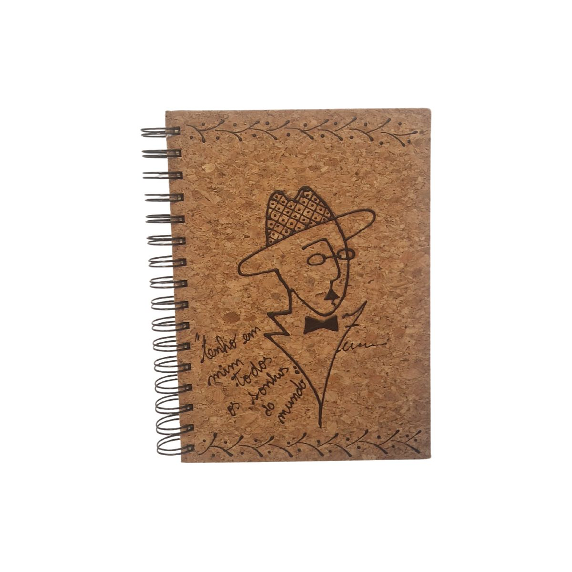 Caderno Fernando Pessoa Pintado à mão 1
