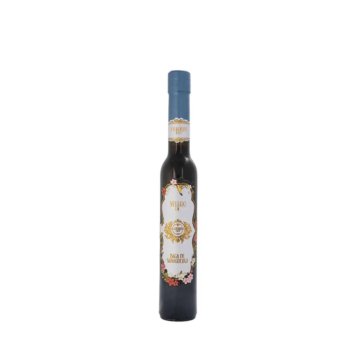 Licor de Sabugueiro em caixa de presente com laço 2