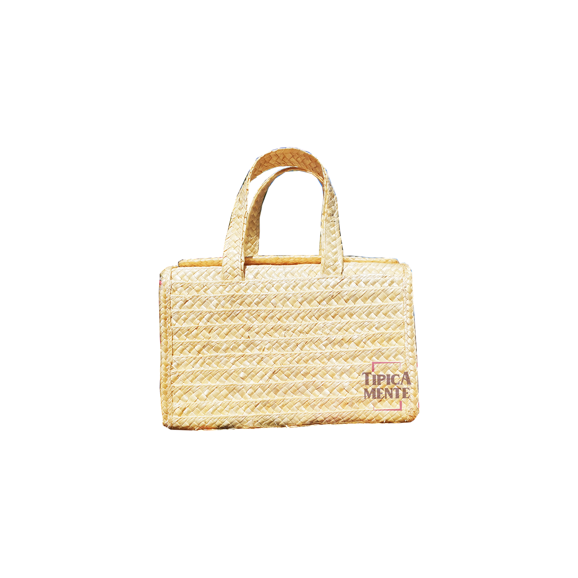 Valise artisanale en paille de seigle  4