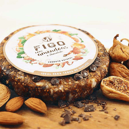 Fig Paste with Almonds and Chocolate