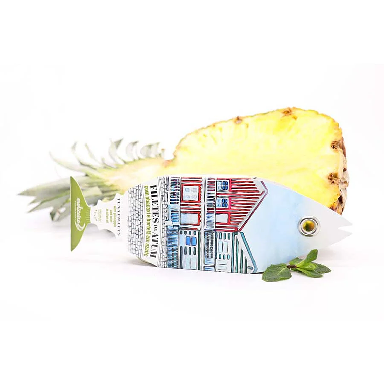 Filets de thon à l'ananas et à la menthe à l'huile d'olive 3