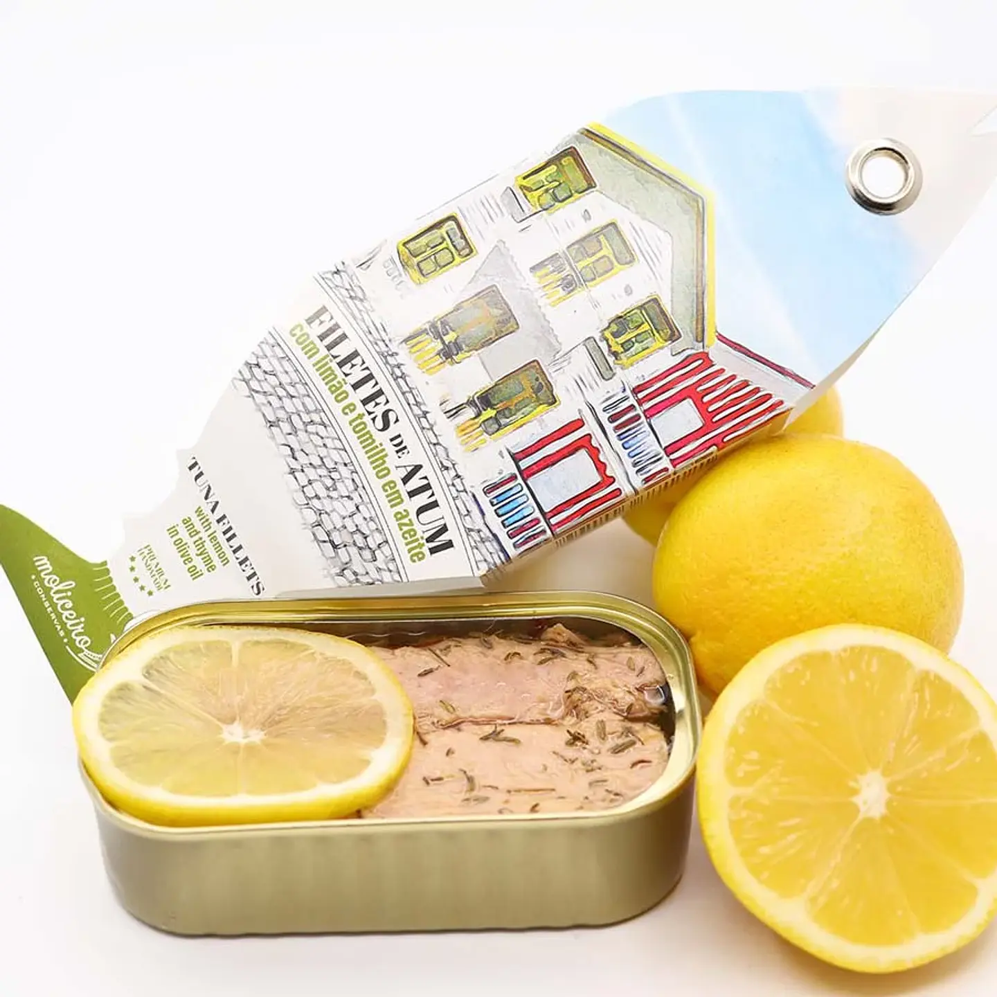 Tuna fillets with lemon and thyme in gourmet pickled olive oil 1