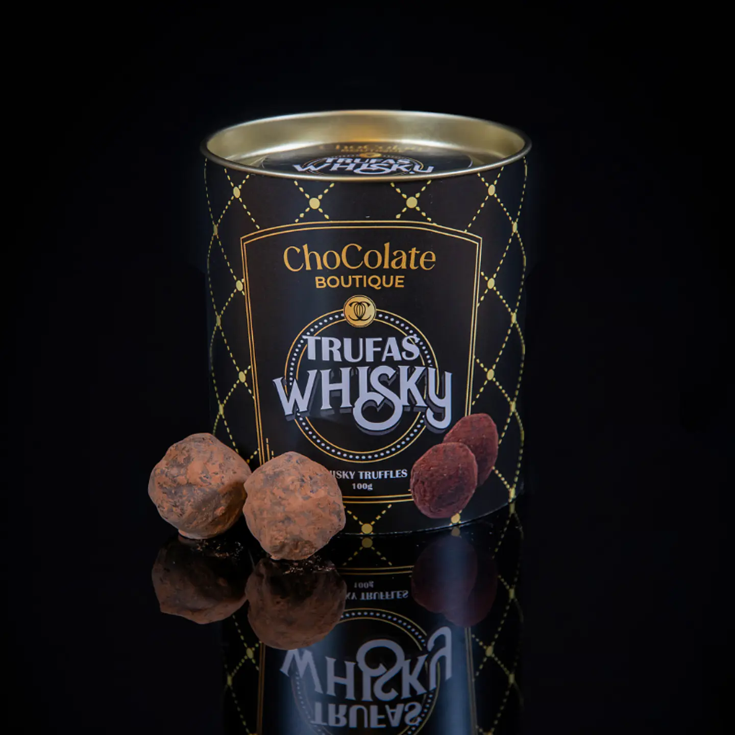 Tin of Whiskey Truffles 2