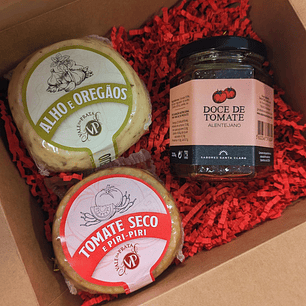 Cabaz compota e 2 queijos