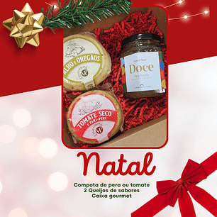 Cesta de gelatina y 2 quesos