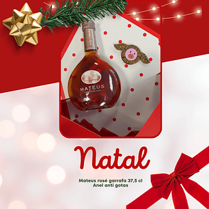 Cabaz Mateus Rosé 37,5 cl + Anel Anti-Gotas