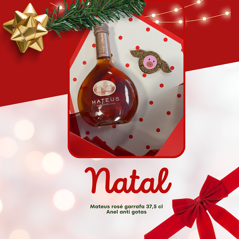 Cabaz Mateus Rosé 37,5 cl + Anel Anti-Gotas 1