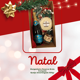Pack Murganheira Reserva Bruto + Compota + Queijo Amanteigado 500g