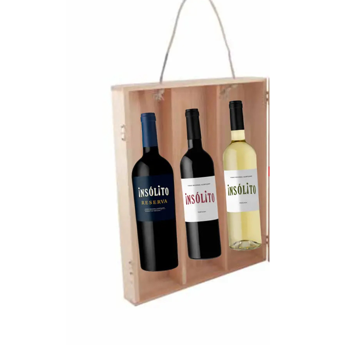 Pack Vinhos em caixa de madeira 5