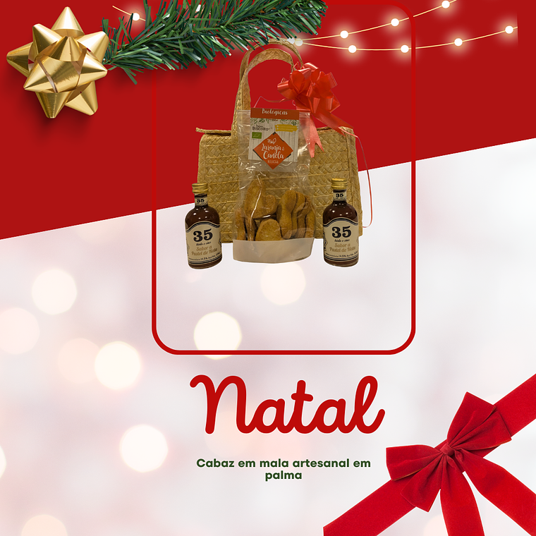 Handmade Palm Basket with Your Choice of Biscuit 1