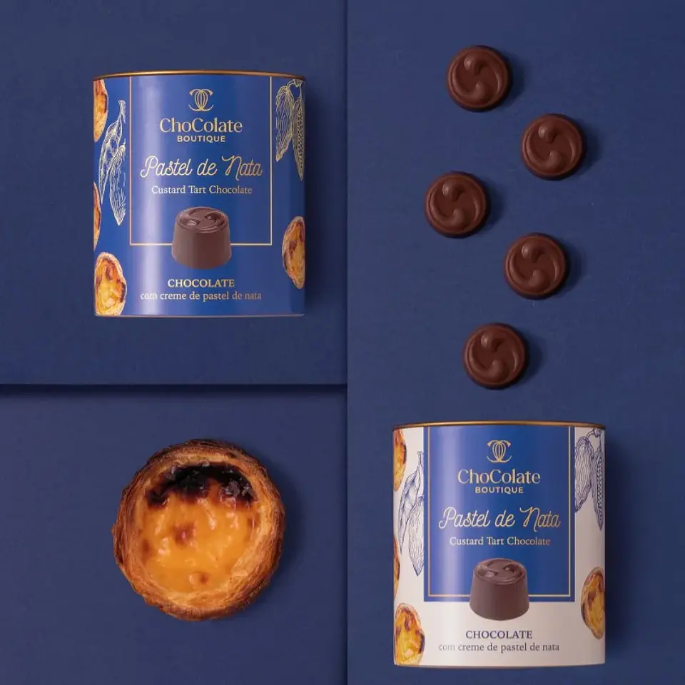 Lata bombons de pastel de nata 2