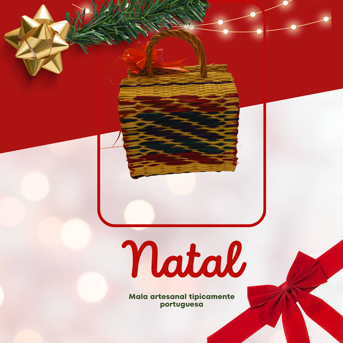 Mala tradicional portuguesa feita à mão 1