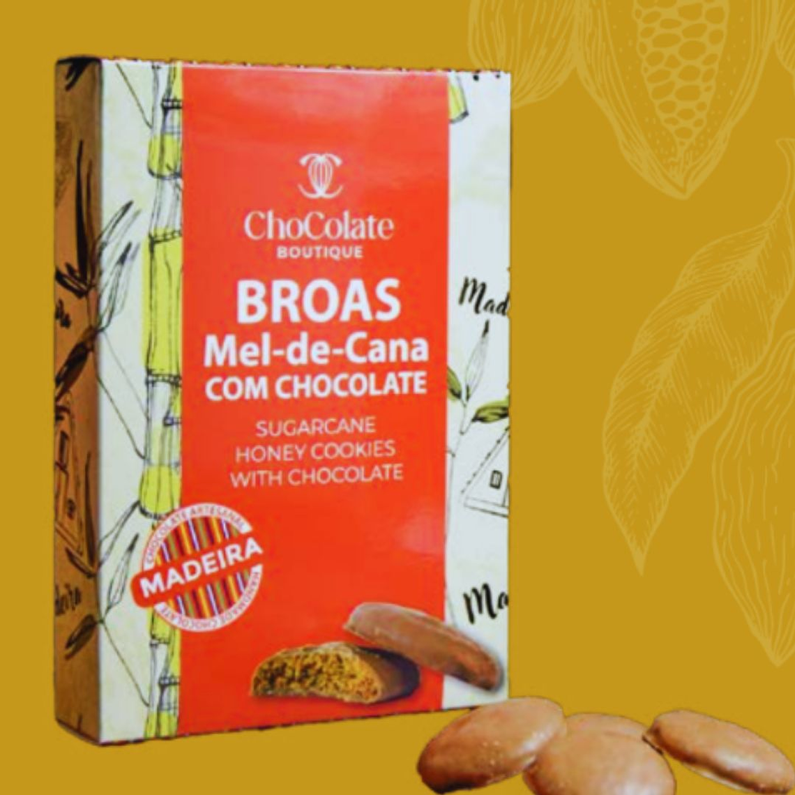 Pan de maíz con miel de caña de azúcar y chocolate de la isla de Madeira 1