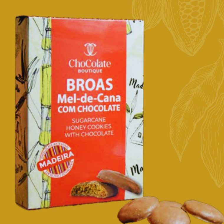 Pan de maíz con miel de caña de azúcar y chocolate de la isla de Madeira 1