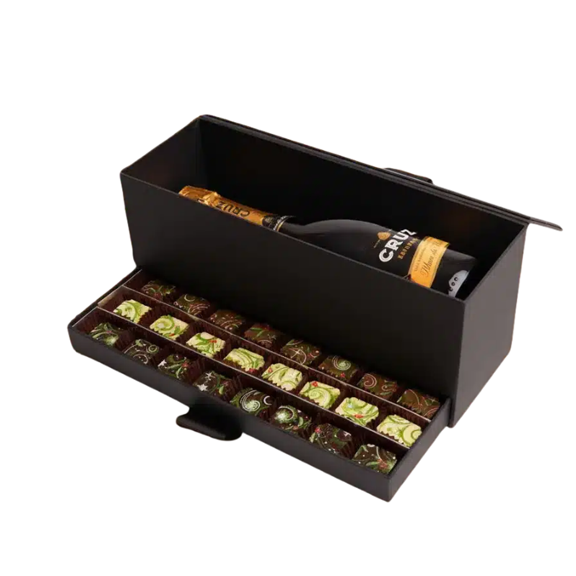 Cabaz vinho e chocolates artesanais 1