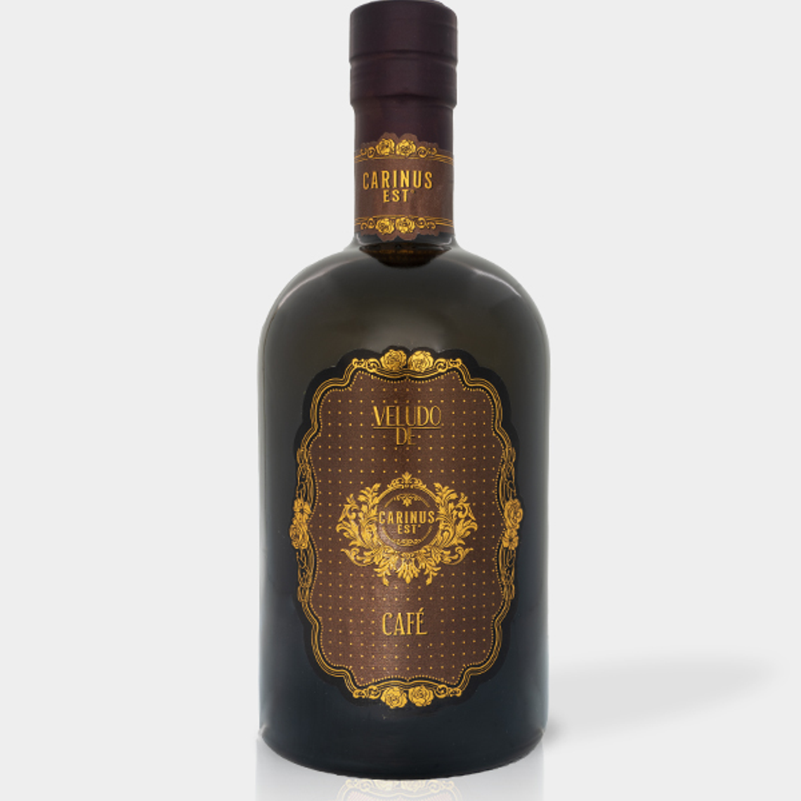 Coffee Liqueur 500ml in a box with a ribbon. 1