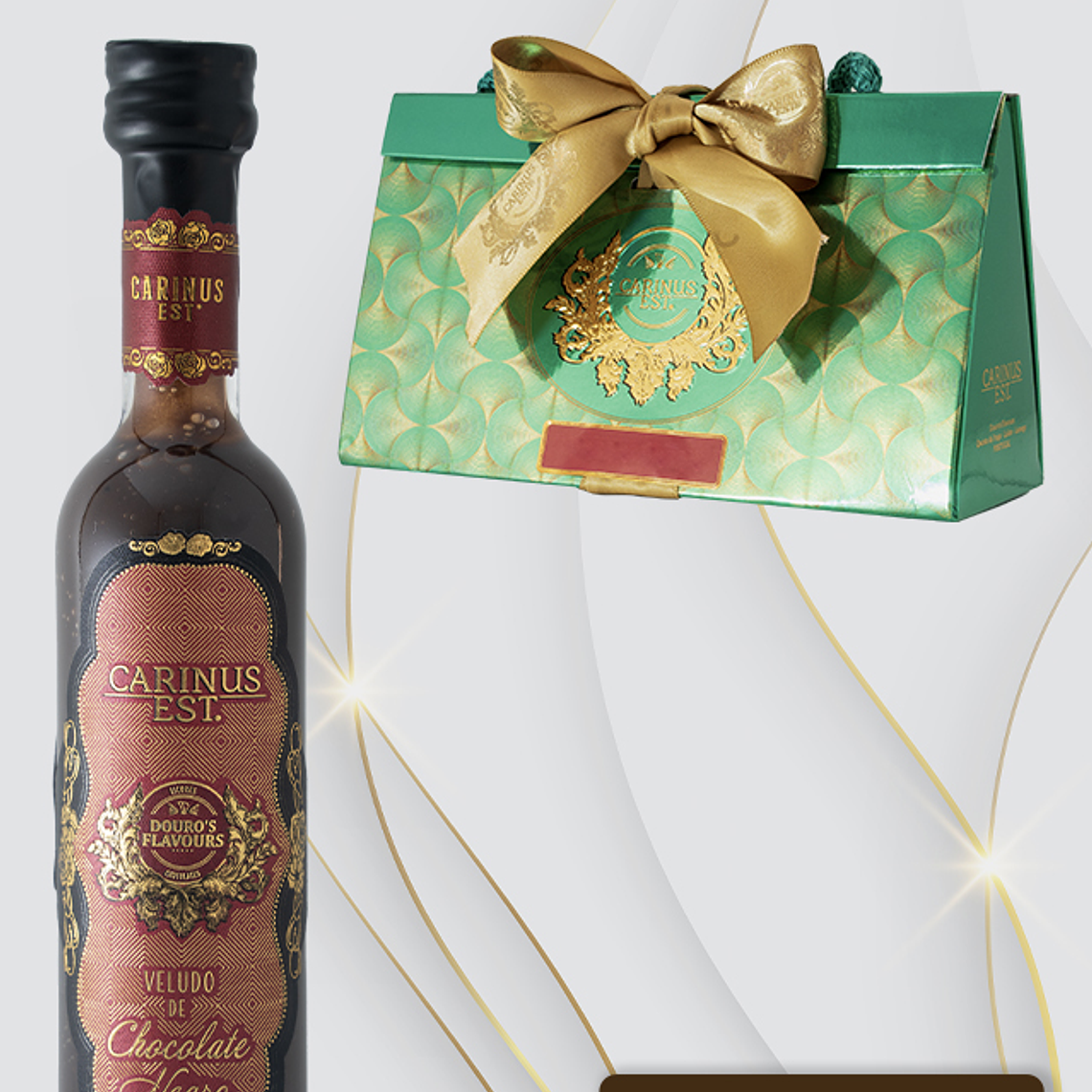 Liqueur de 50 ml dans un coffret cadeau avec un ruban. 6