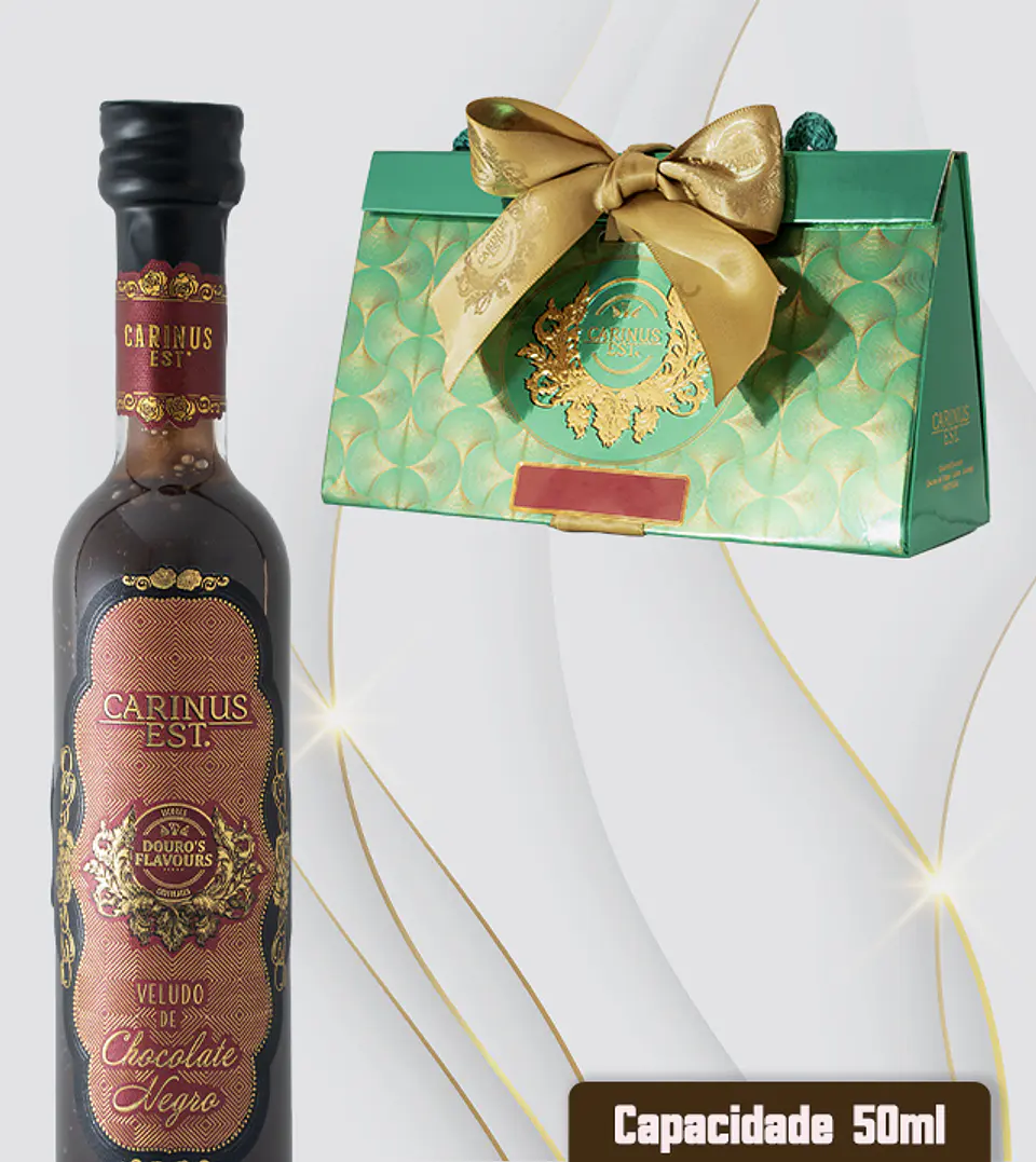 Licor 50ml em caixa de presente com laço 7