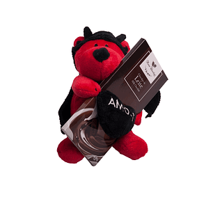 Peluche com tablete de chocolate 