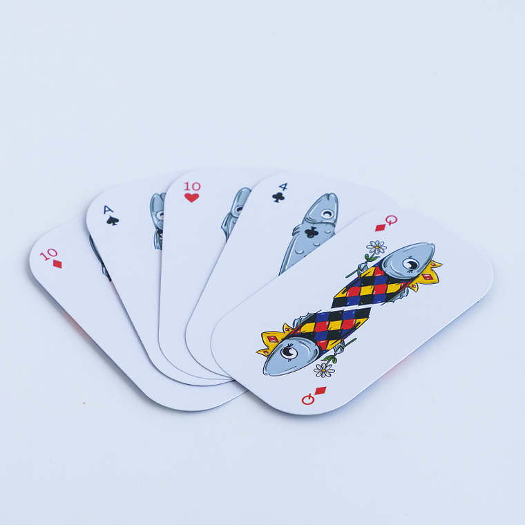 Baralho de Cartas em Lata de Sardinhas Portuguesas 2