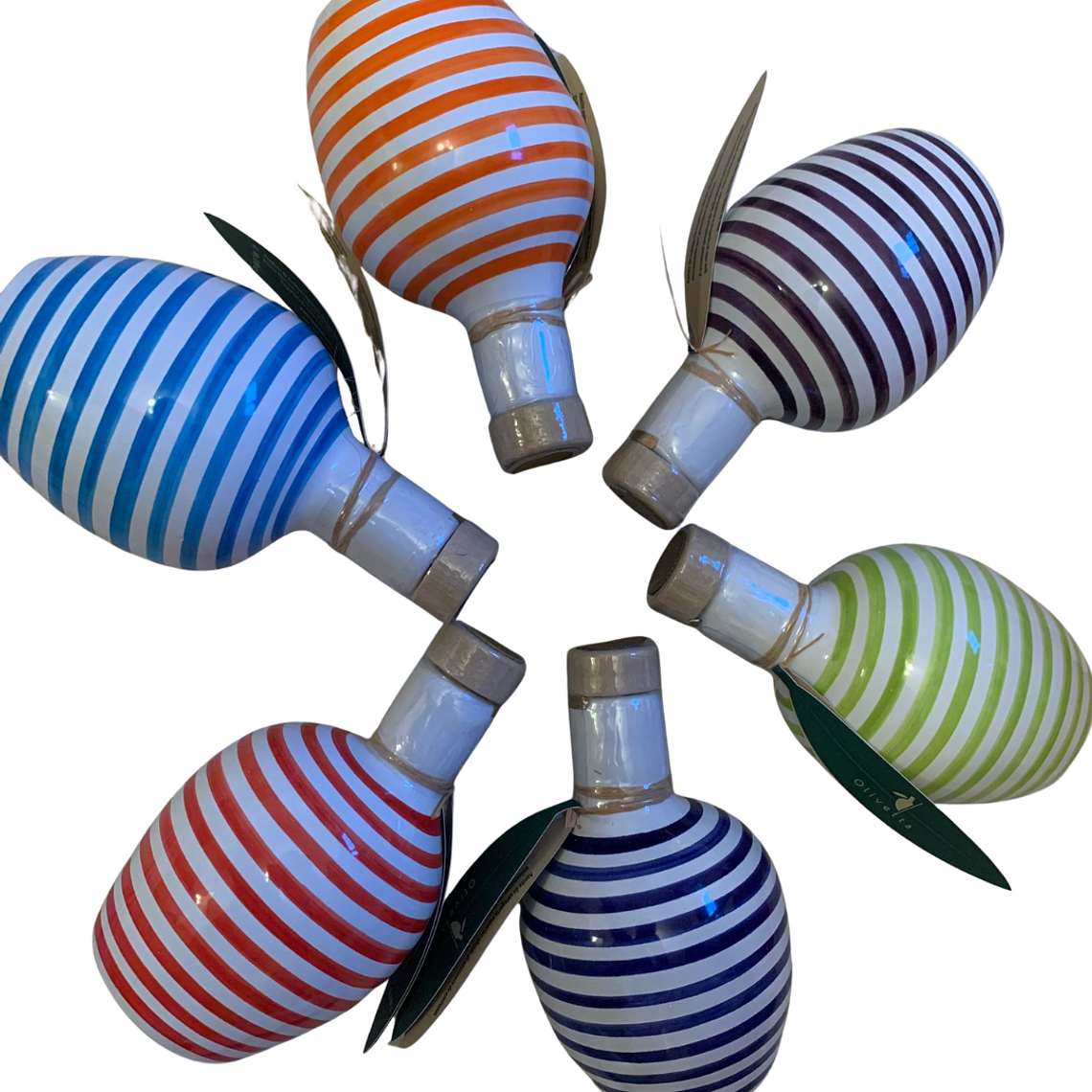 Bouteille d'huile d'olive artisanale faite à la main 16