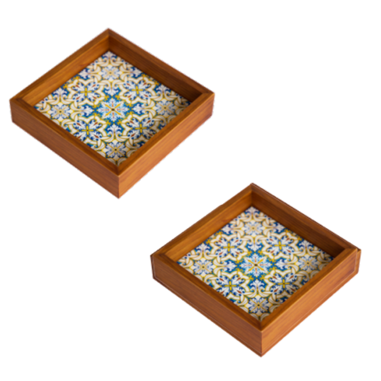 Solid Pine and Tile Tray – Tradition and Versatility 5