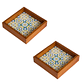 Solid Pine and Tile Tray – Tradition and Versatility - thumbnail 5