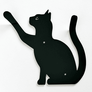 Cabide Gato em Metal – Funcionalidade com Personalidade 🐾