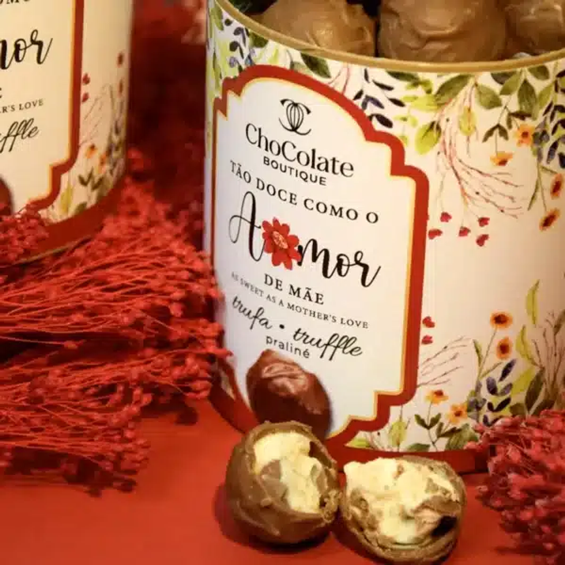 Lata de Trufas de praliné especial mães 2