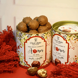 Lata de Trufas de praliné especial mães