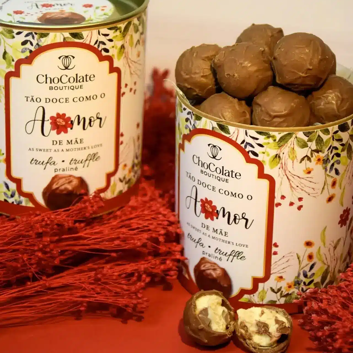 Lata de Trufas de praliné especial mães 3