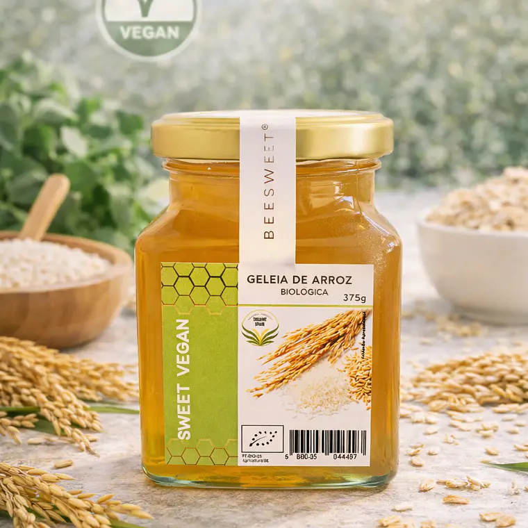 Gelée de riz biologique – Sucrée et végétalienne | Édulcorant naturel 375 g 1
