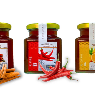 Minipack – Sachet de nectar aromatisé bio (cannelle, épicé et citron)