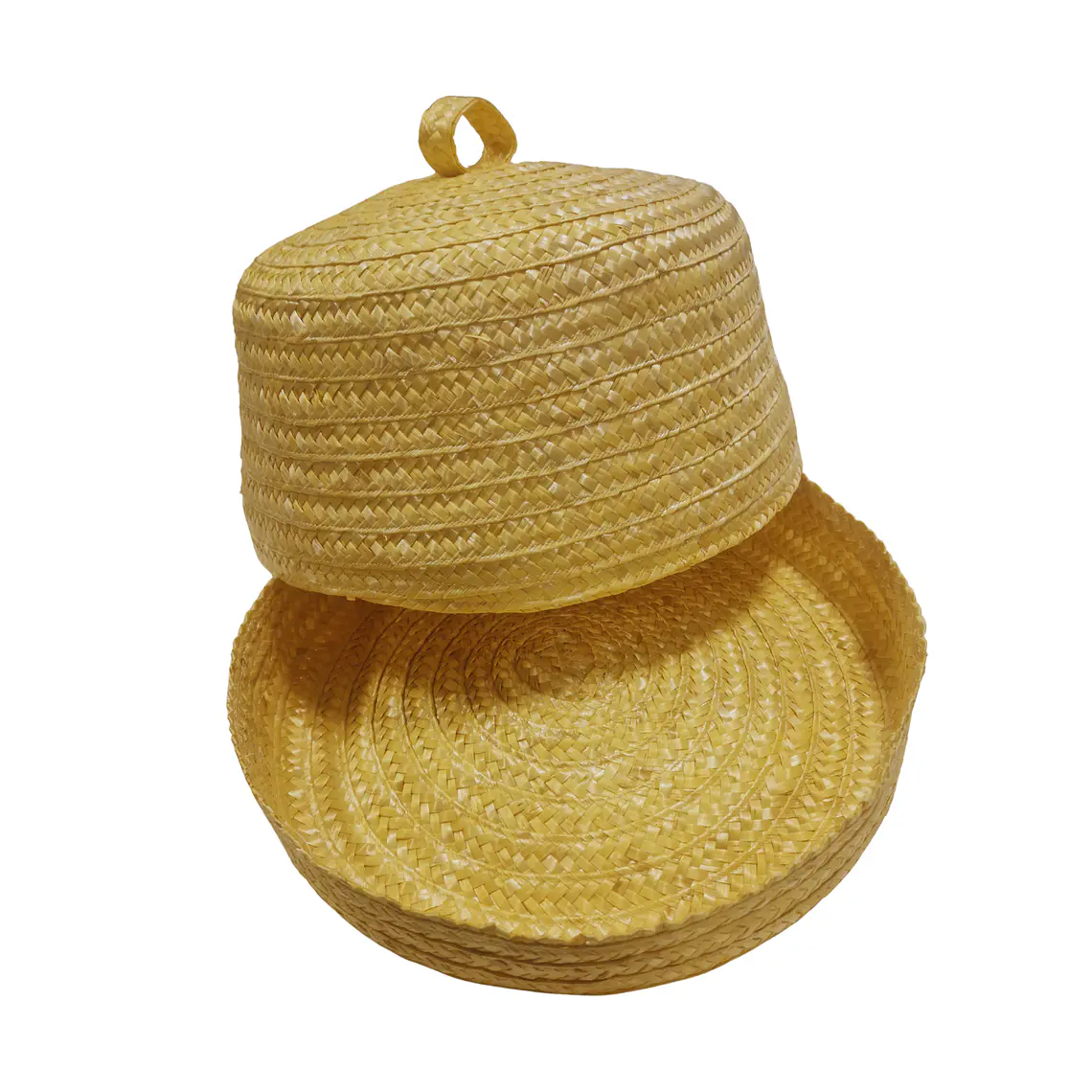 Queijeira/Boleira em palha feita à mão  3