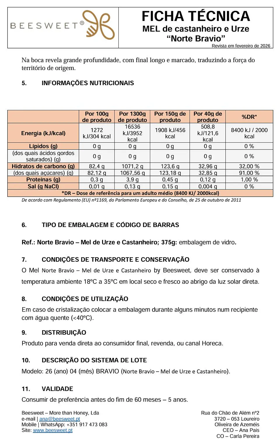 Mel Norte Bravio – Territórios de Mel de Portugal  3