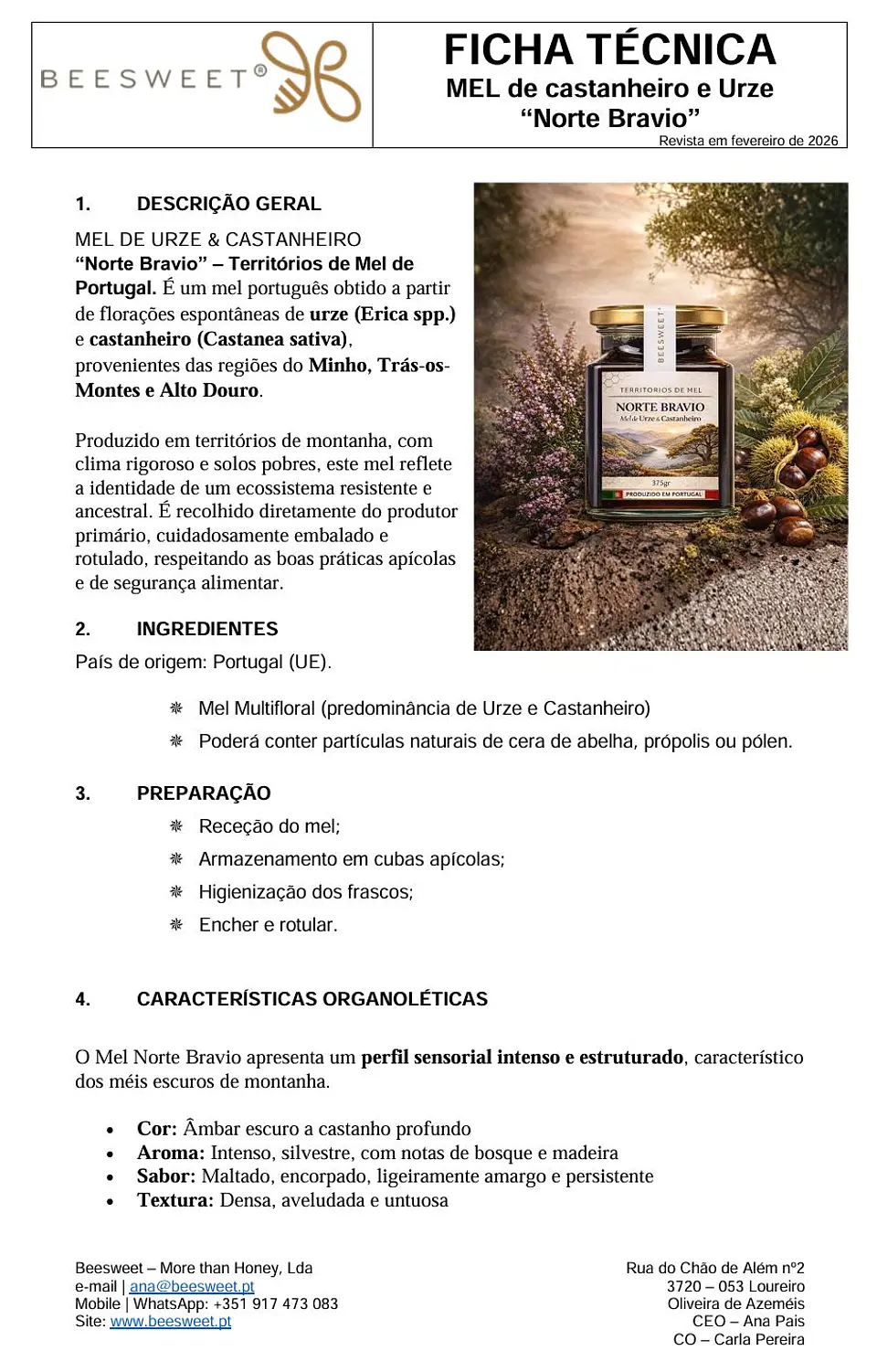 Mel Norte Bravio – Territórios de Mel de Portugal  4