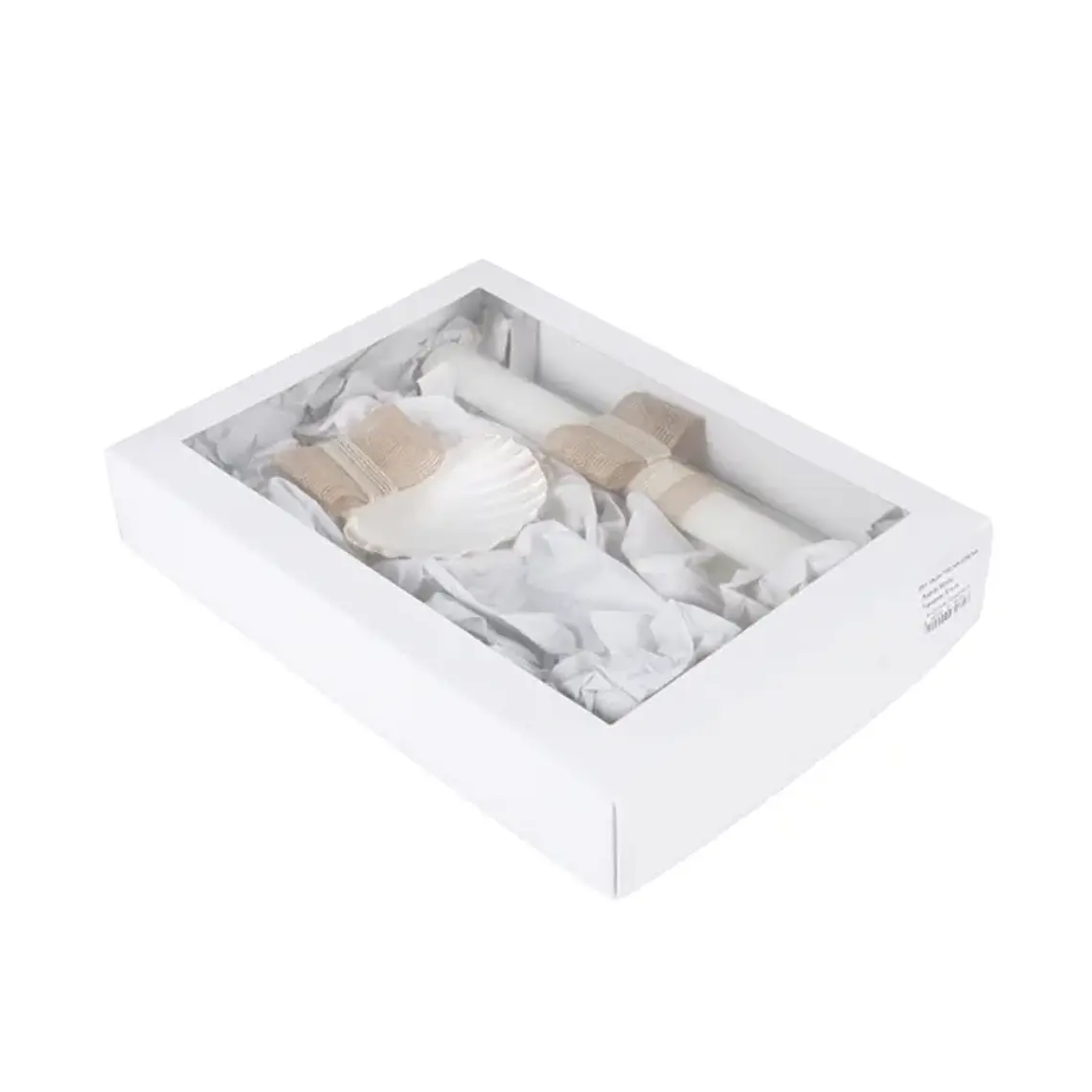 Conjunto de Batismo 3 Peças – Vela, Concha e Toalha 2