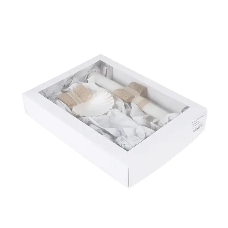 Conjunto de Batismo 3 Peças – Vela, Concha e Toalha 2