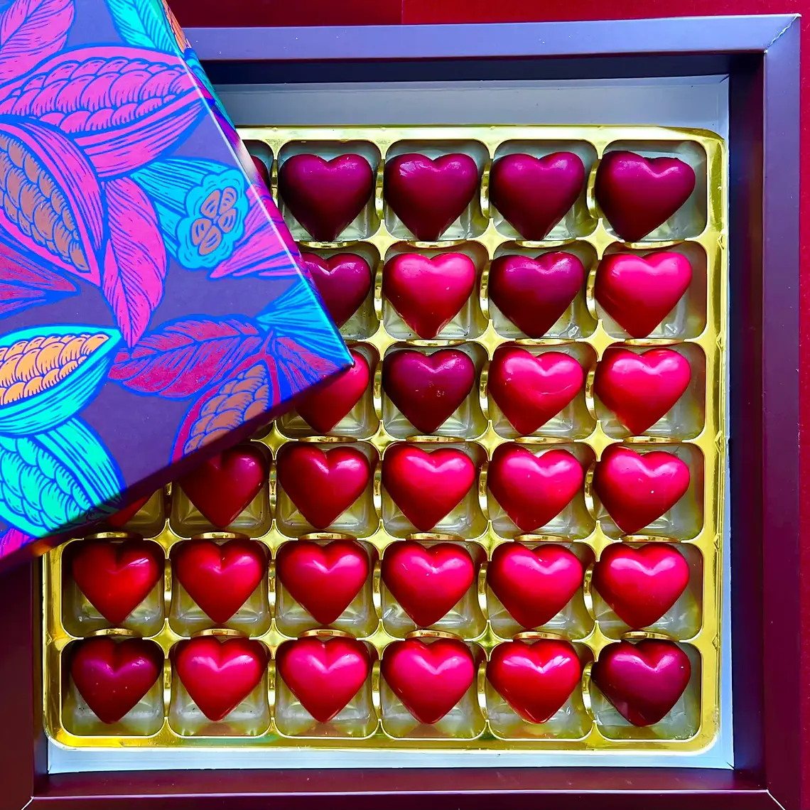 Boîte de chocolats contenant 36 chocolats 1