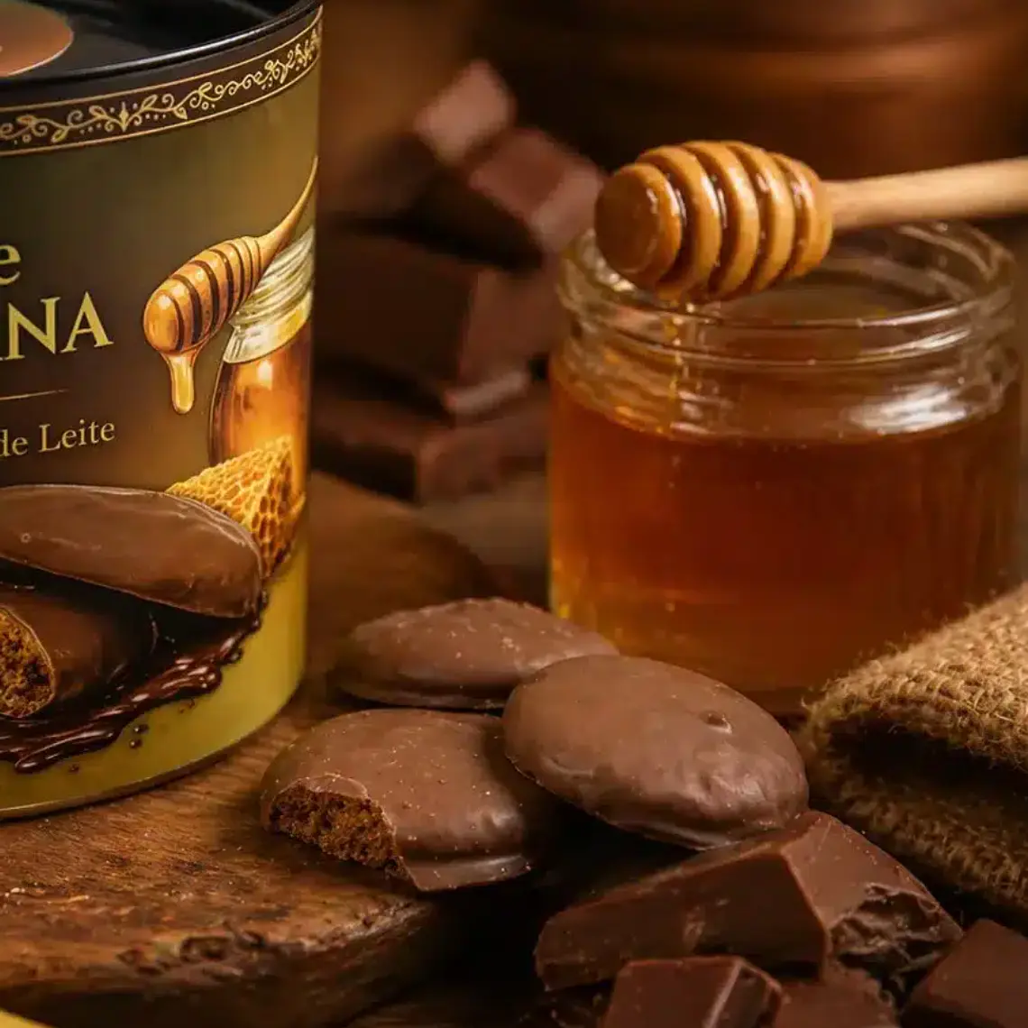 Cornbread with Sugarcane Honey and Chocolate from Madeira Island 1