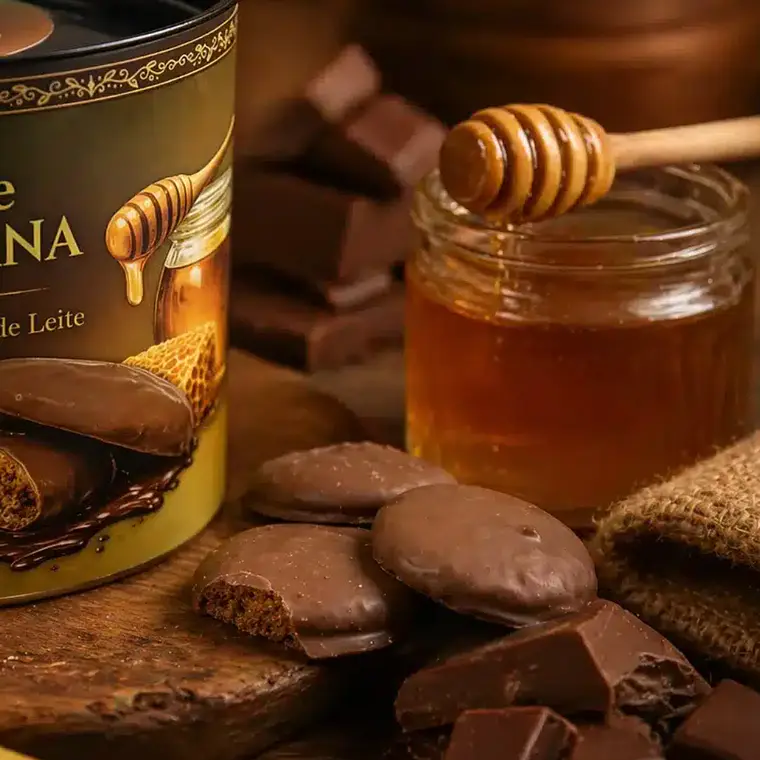 Cornbread with Sugarcane Honey and Chocolate from Madeira Island 1