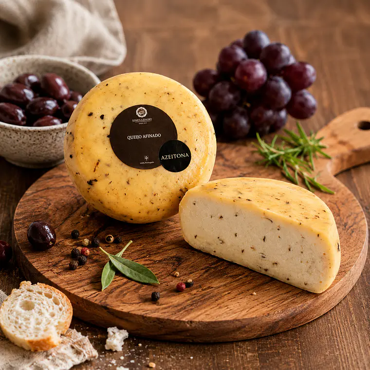 Queijo Artesanal com Azeitonas  1
