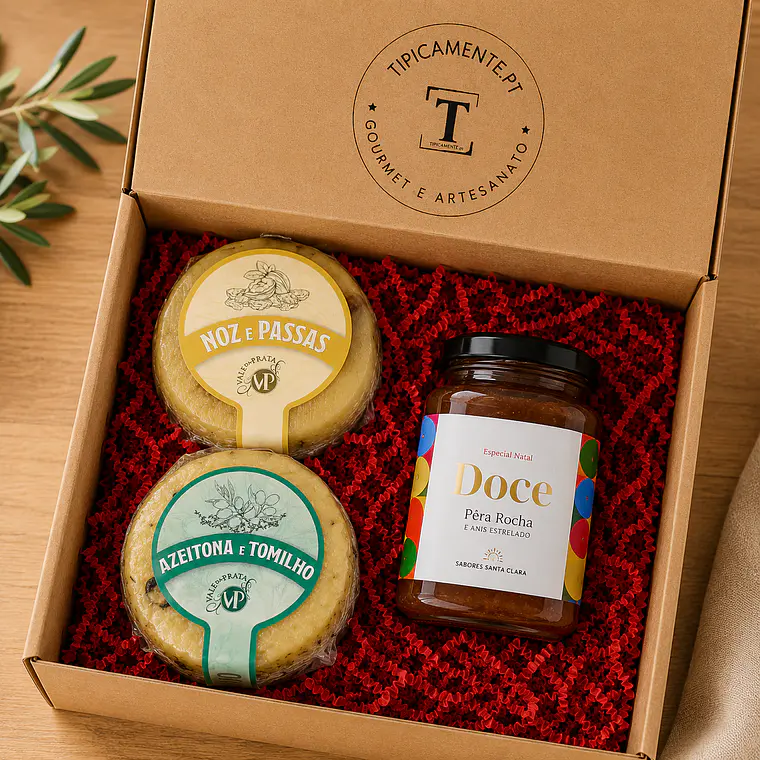 Basket of jam and 2 cheeses 3