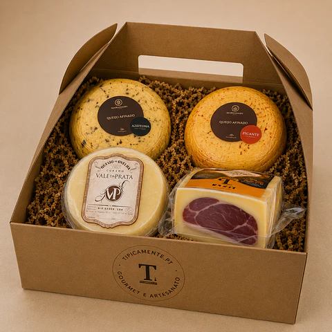 Cajas gourmet con quesos artesanales a su elección.