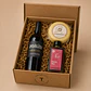 Special gourmet basket with beverage, flavored olive oil, and cheese. - thumbnail 1