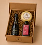 Special gourmet basket with beverage, flavored olive oil, and cheese. - thumbnail 2